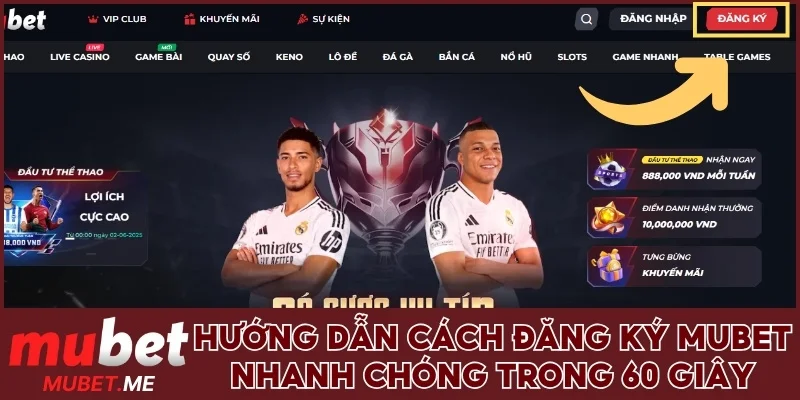 Đăng ký MUBET