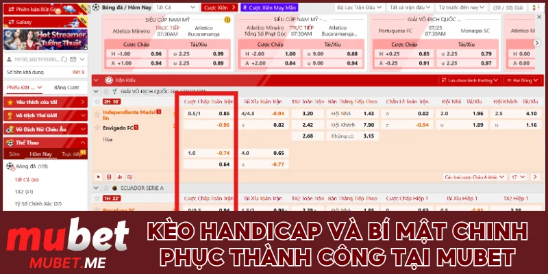 Kèo handicap